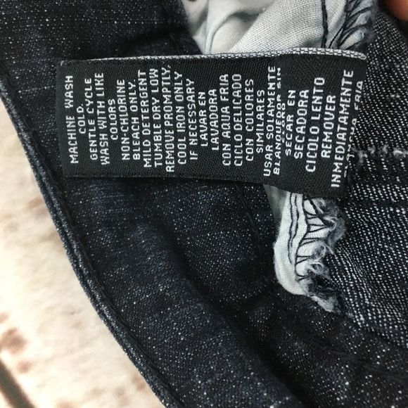 Vintage Therapy By Lane Crawford Dark Wash Denim Jean Shorts 7 - Picture 8 of 13